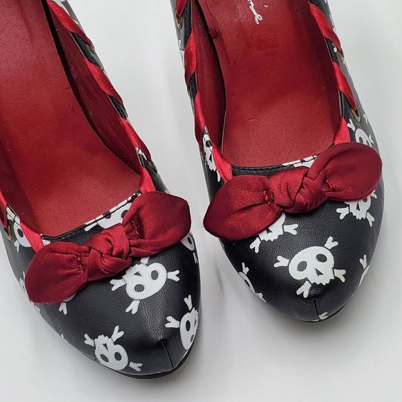 Ellie Skull & Crossbones Heels - Picture 4 of 15